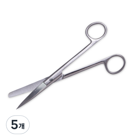 ARMICO 재사용 가능 수동식 의료용 외과가위 직 S/B 16cm, 5개