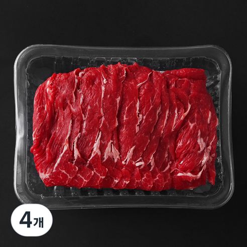 호주산 소고기 앞다리 불고기용 (냉장), 4개, 400g