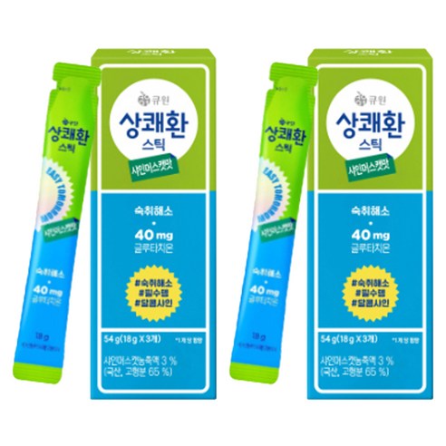 상쾌환 스틱 샤인머스캣맛, 18g, 6개