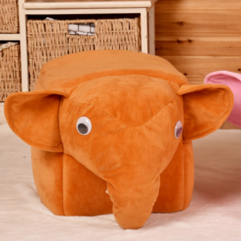 딩동펫 반려동물 고양이 코끼리 사각 하우스, 브라운