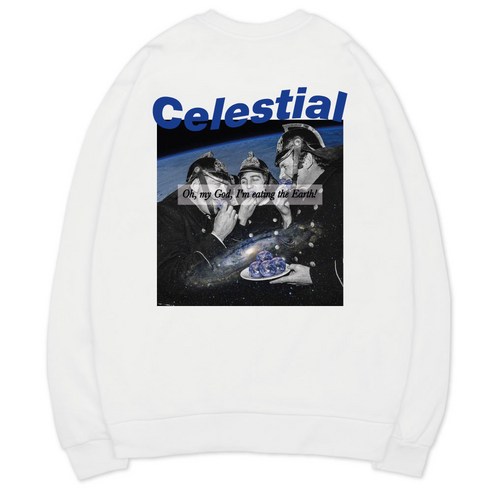 벤힛 Celestial 세미 오버핏 특양면 빅사이즈 맨투맨