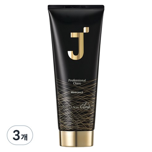 제이숲 블랙제이 프로페셔널 클리닉 워터 헤어팩, 220g, 3개