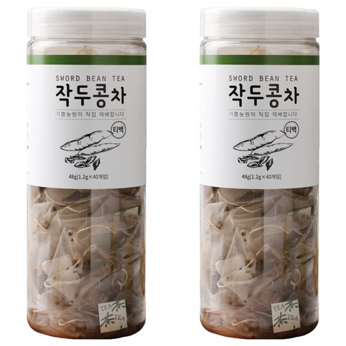 기쁨농원더진한 작두콩차 티백, 1.2g, 40개입, 2개