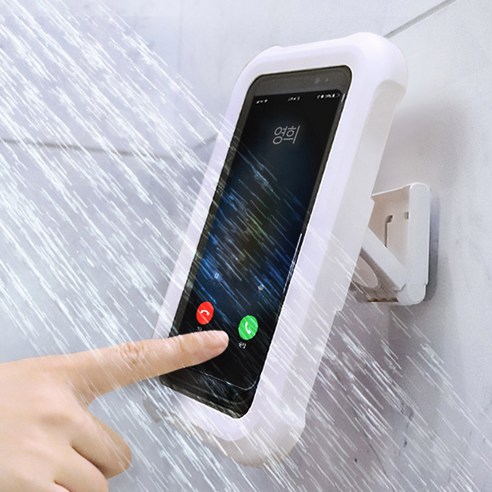 스마트폰활용도서 브리사 욕실 휴대폰 방수 거치대 휴대폰을 위한 엄격한 방수 기능이 탑재된 거치대