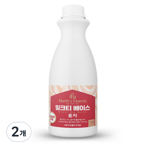 베티나르디 밀크티 베이스 홍차, 1.2kg, 2개