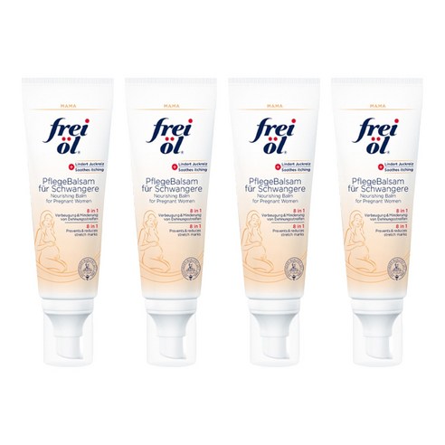 프라이웰 너리싱밤 포 그래그넌트 우먼 임산부 마사지 크림, 4개, 125ml