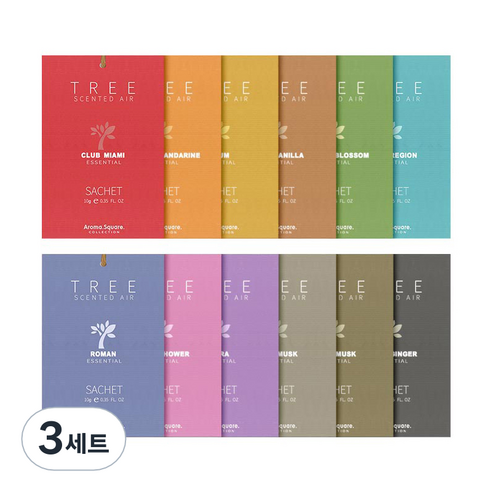 사쉐트리 종이사쉐 12종 세트 본품 L, 3세트