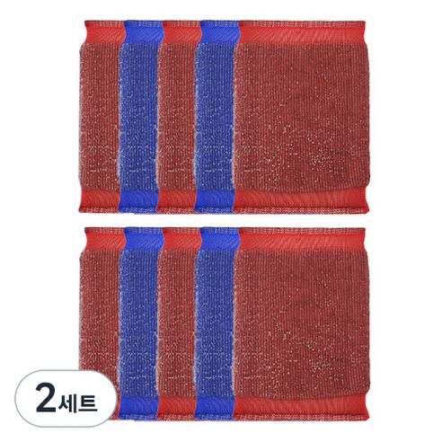 월드크린 철심 수세미 세트 랜덤발송, 20개, 1세트