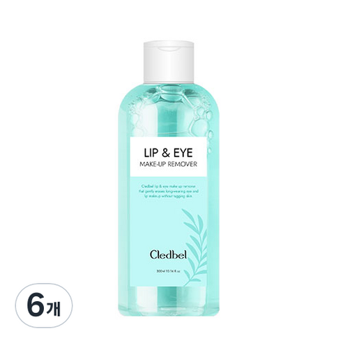 끌레드벨 시카 메이크업 립 앤 아이 리무버, 300ml, 6개