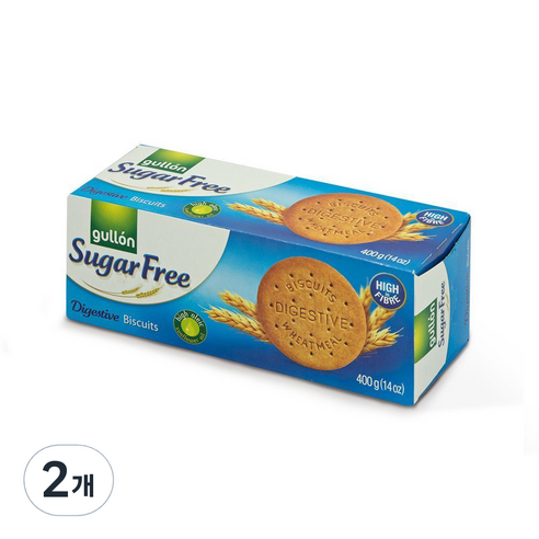 구욘 슈가프리 다이제스티브 비스킷, 400g, 2개