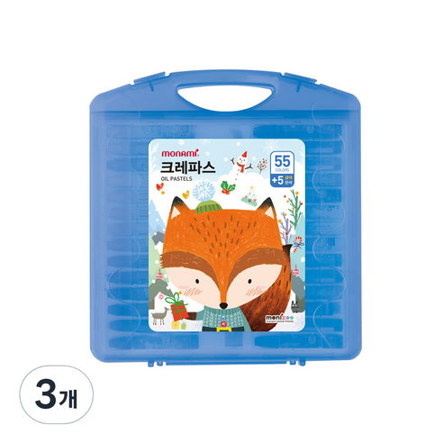 모니주 가방 크레파스 블루, 55색, 3개