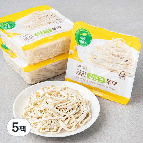 곰곰 얇은면 두부 3입세트, 300g, 5팩