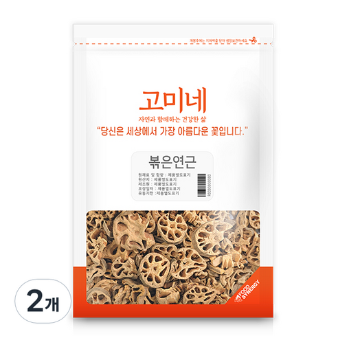 고미네 볶은연근, 300g, 2개