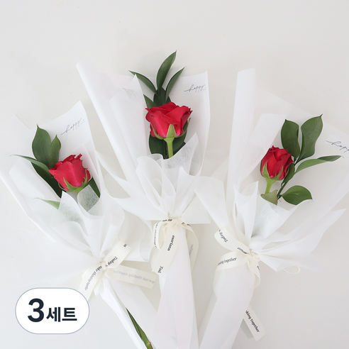 [오케이나우ㅣ강추] 로맨틱한 선물에 완벽한, 모리앤의 생화 부담없는 1송이 꽃다발 [OKNOWㅣ추천상품]