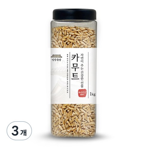 대구농산 건강곡간 골드 카무트, 1kg, 3개