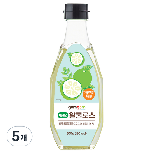 곰곰 저칼로리 알룰로스, 500g, 5개