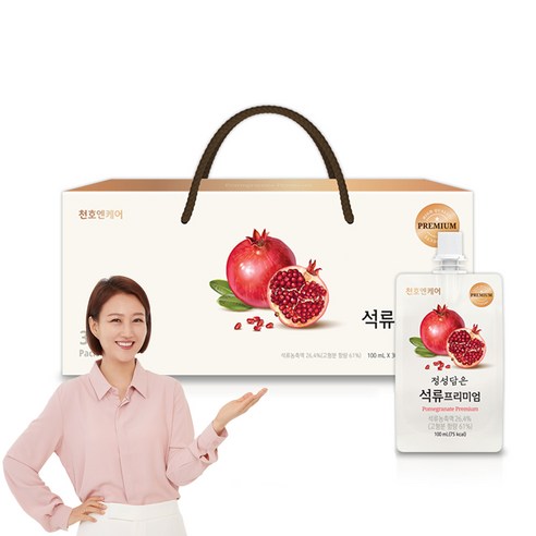 천호엔케어 정성담은 석류즙 프리미엄 30p, 100ml, 30개