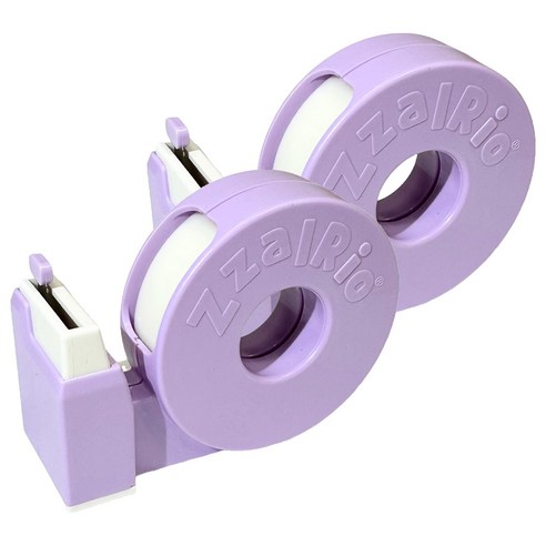 잘잘리오 아동용 안전 휴대용 테이프 디스펜서, 라벤더 퍼플, 2개