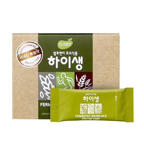 [발효효소 현미식품] 하이생 270포, 90g, 단품