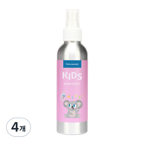 네츄레메디 키즈 룸스프레이 아로마 뱡향제, 150ml, 4개