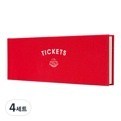 썩유케이 커플 쿠폰북 세트, 혼합 색상, 4세트