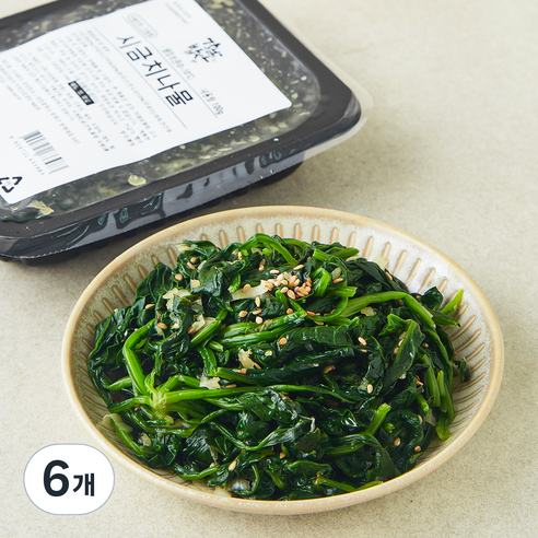 강남밥상 시금치나물, 100g, 6개