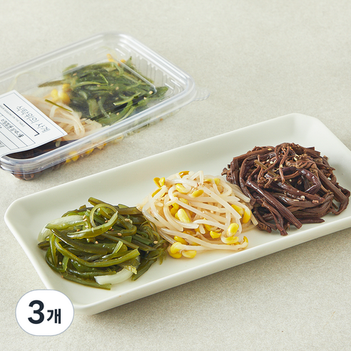 식탁위의사계 비빔밥용 삼색나물, 100g, 3개