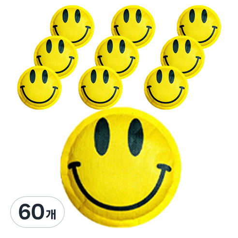펀앤펀 흔드는 포켓형 스마일 핫팩 80g, 60개