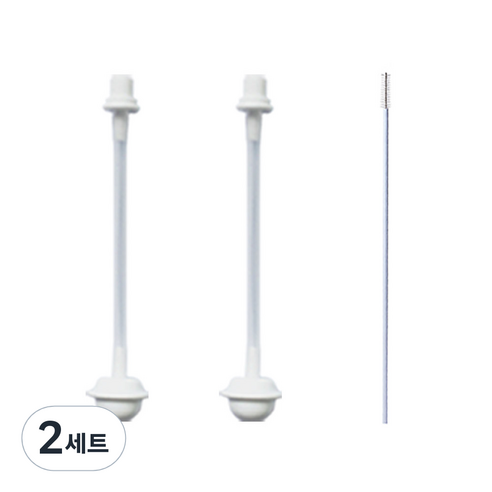 메똔느 바나다 추빨대 180ml용 2p + 세척솔, 2세트