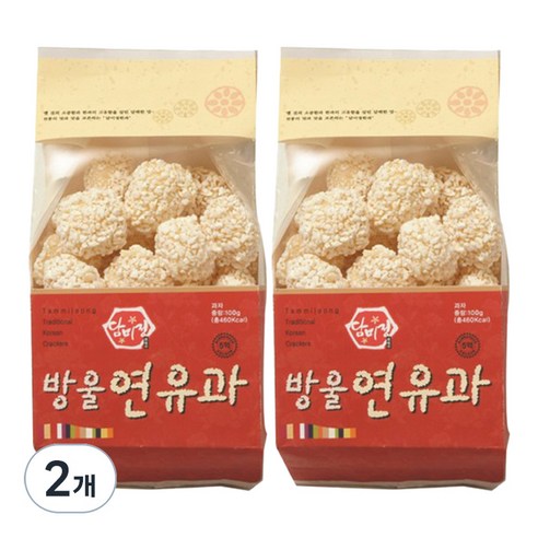 담미정 방울 연유과, 100g, 2개
