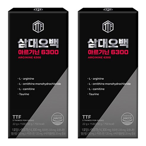 삼대오백 아르기닌 6300 15p, 330g, 2개
