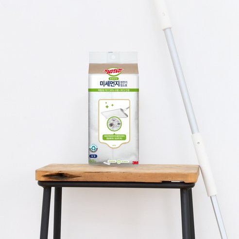 깨끗한 공간을 위한 필수품, 3M 베이직 정전기 청소포 대형