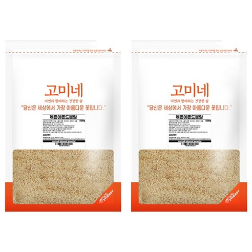 고미네 볶은 아몬드분말, 500g, 2개