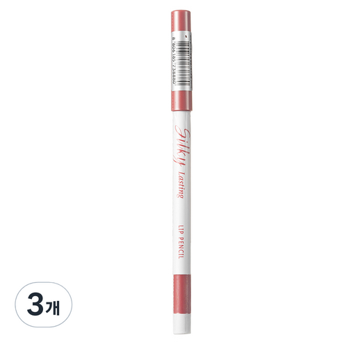 미샤 실키래스팅 립 펜슬 0.25g, 로스트걸, 3개