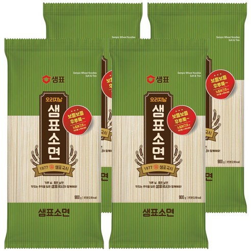 샘표 소면, 900g, 4개