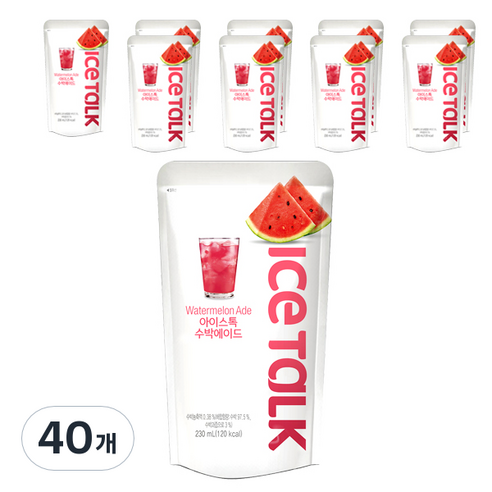 아이스톡 수박 에이드, 230ml, 40개