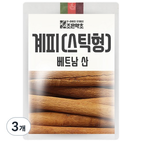 조은약초 계피 스틱, 450g, 3개