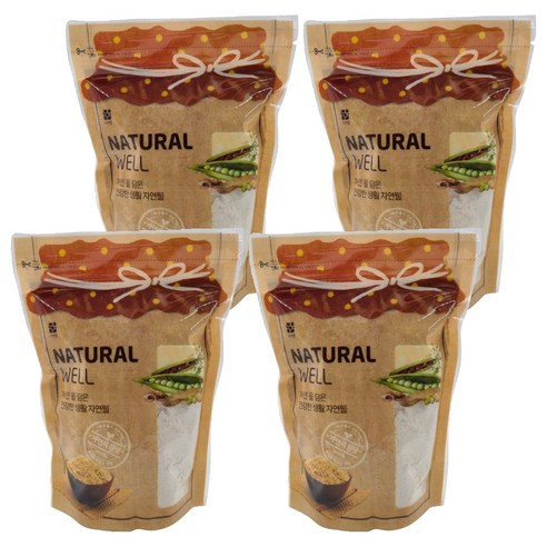 자연웰 메밀묵가루, 500g, 4개