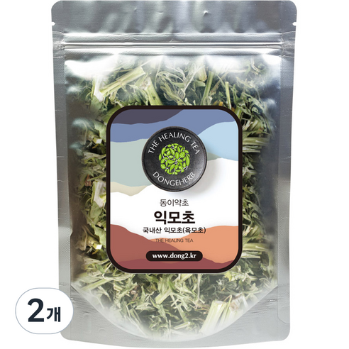 동이약초 국내산 익모초 육모초, 250g, 2개