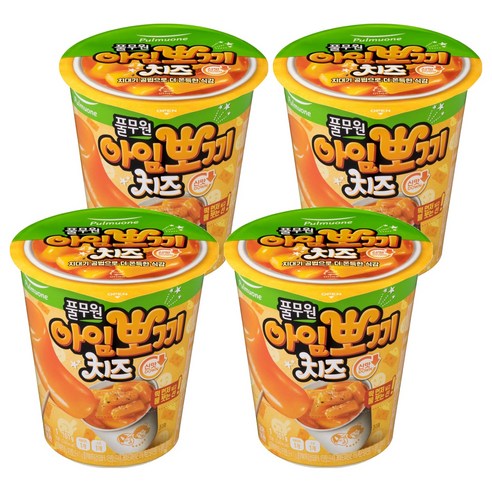 풀무원 아임뽀끼 치즈 떡볶이, 101g, 4개