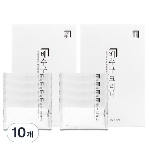 살림백서 배수구클리너, 600g, 10개