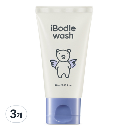 아이보들 페이스 바디워시 그린플로랄향, 3개, 40ml