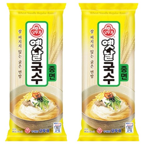 오뚜기옛날 국수중면, 500g, 2개 - 소면/중면 | 쿠팡