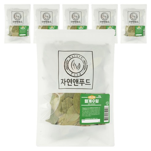ADDCOOK 월계수잎, 50g, 6개