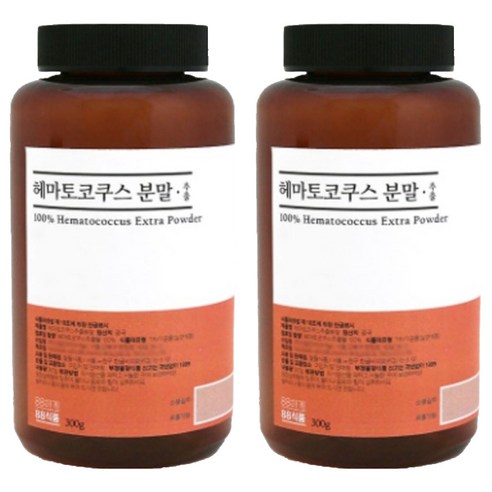 팔팔식품 헤마토코쿠스 아스타잔틴 추출분말, 300g, 2개