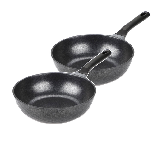 키친아트 인덕션 꼬뜨 실버 궁중팬, 22cm, 2개