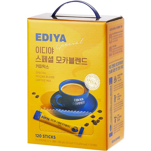 믹스커피 이디야 스페셜 모카블렌드 커피믹스, 1개, 120개입, 11.5g Best Top3