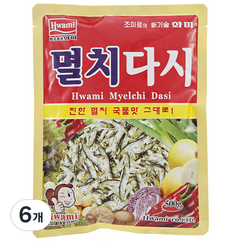 화미 멸치다시, 500g, 6개