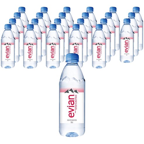 에비앙 생수, 500ml, 24개