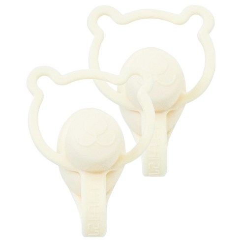 베베2781 유아용 이유식 파우치 흘림방지 토퍼, 100ml, 2개, C 1 베이지